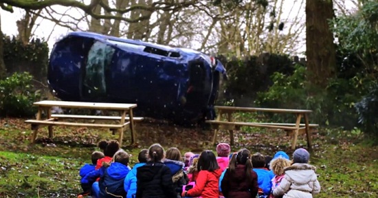 Quảng cáo chống vi phạm tốc độ gây ấn tượng nhưng quá… tàn nhẫn